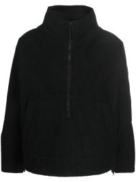 Zwarte Stone island shadow project jack met hoge hals - zwart