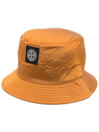 Stone island vissershoed met print - bruin