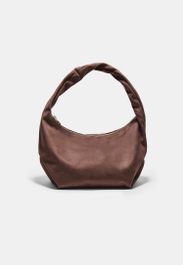 Stradivarius schoudertas met handvatdetail  bruin os