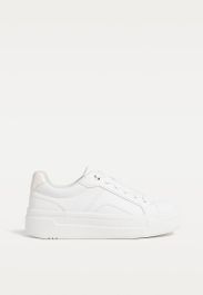 Stradivarius witte plateausneakers wit 35