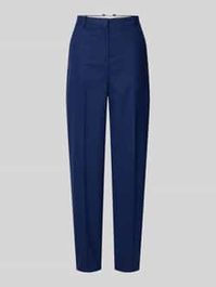 Straight leg pantalon met persplooien, model 'tabitha'