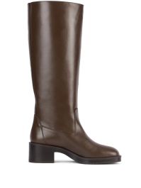 Stuart weitzman knielaarzen met vlakken - bruin