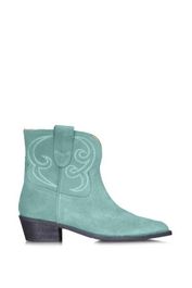 Suède cowboylaarsjes puja groen
