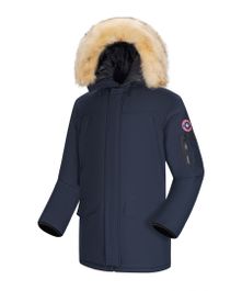 Subprime jas winter parka tommy blauw