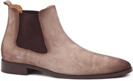 Suitable chelsea boot suede beige - maat 42 - heren - Beige