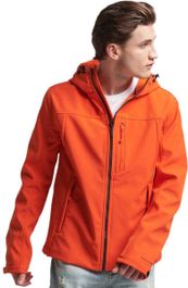 Superdry - softshell jack met capuchon - heren