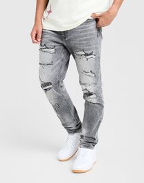 Tom Tailor Denim Loose fit korte jeans in destroyed-look in jeansblauw Tom Tailor Denim Loose fit korte jeans in destroyed-look in jeansblauw