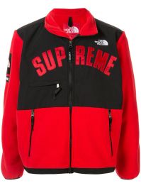 Supreme fleece met logo - rood
