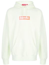 Supreme hoodie met logo - groen