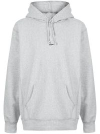 Supreme hoodie met micro-logo - grijs