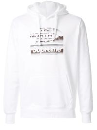 Supreme sweater met capuchon - wit