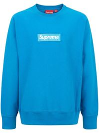 Supreme sweater met logo - blauw