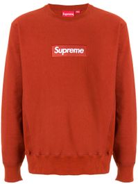 Supreme sweater met logo - rood