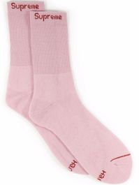 Roze Supreme x hanes 4-sets sokken - roze