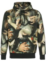 Supreme x undercover hoodie met print - zwart