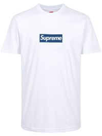 Supreme x yankees t-shirt met logo - wit