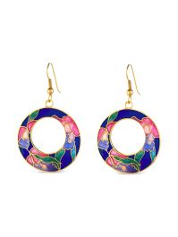 Susan caplan vintage 1980s oorbellen verfraaid met bloemen - goud