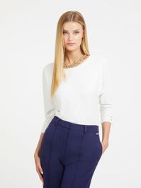 Sweater met vleermuismouw