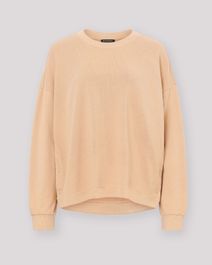 Sweatshirt met knopen opzij van zuiver katoen