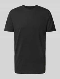T-shirt met geribde ronde hals in een set van 2 stuks