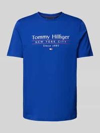 T-shirt met labelprint