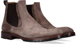 Taupe floris van bommel chelsea boots 20082