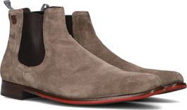 Taupe floris van bommel chelsea boots sfm-60052 - Beige