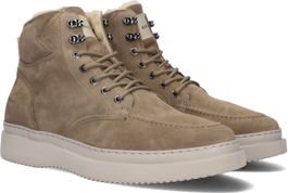 Taupe nubikk hoge sneaker jonah polar fur