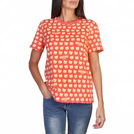 Teddy bear print tshirt wo - pink t-shirts