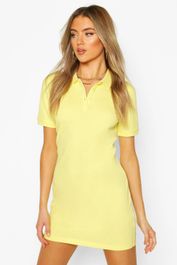 Tennis jurk met korte mouwen, yellow