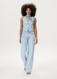 Tess - straight leg jeans met pinstripe - 25/32,27/32,27/34 - costes jeans