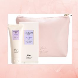 The master perfumer giftset for woman absolute iris nummer 39 in luxe toilettas 3-delig