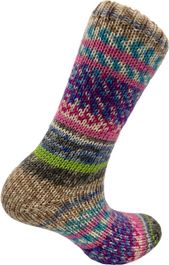 The sockmaker sokken dames 36-41 - 1-pack wool - duurzaam - merino - pink