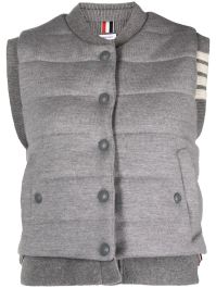 Thom browne omkeerbaar gilet - grijs