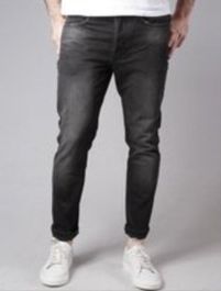 Tigha ben spijkerbroek - kleur used black - maat 33-34 - Zwart