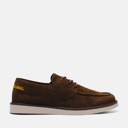 Timberland newmarket ii boat shoe for men in brown dark brown, size 8.5