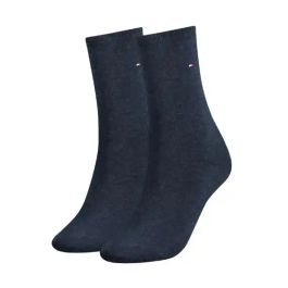 Tommy hilfiger 2-pack sokken - naadloze dames katoenen sokken
