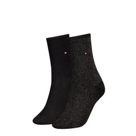Tommy hilfiger 2-pack sokken - naadloze dames katoenen sokken