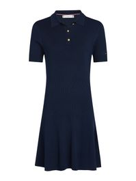 Tommy hilfiger gebreide jurk navy