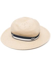 Tommy hilfiger hoed met logoprint - beige