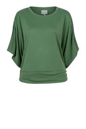 Top met gesmokte details cles groen