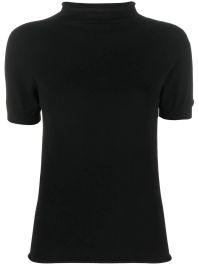 Twinset trui met logoplakkaat - zwart