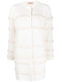 Twinset vestjas met lange mouwen - beige