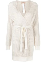 Twinset vestjas met open voorkant - beige
