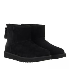 Ugg boots & laarzen - w classic mini logo zip in black