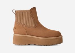 Ugg® cityfunc chelsea-laars in brown, maat 38, suede
