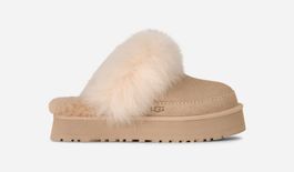 Ugg® disquette chalet-pantoffel in sandcastle, maat 42, suede