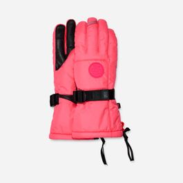 Ugg® shasta gauntlet-handschoen in pink glow, maat m, recycled materials/water-resistant