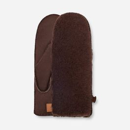 Ugg® want met zichtbare sheepskin in brown, maat s/m, shearling