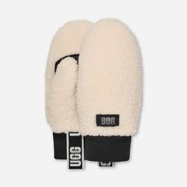 Ugg®fluff-want met logotape in nimbus, maat s/m, fleece
